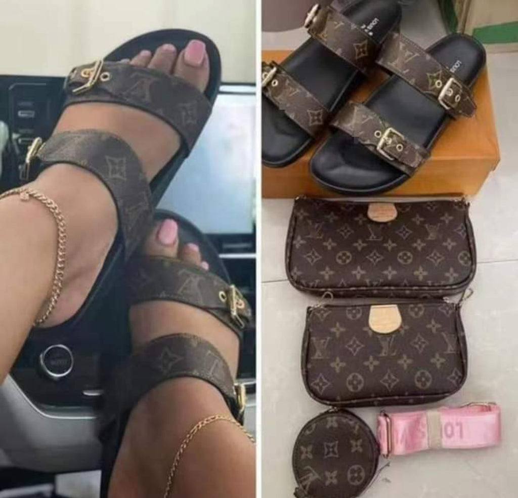 Sandals and Purse Set